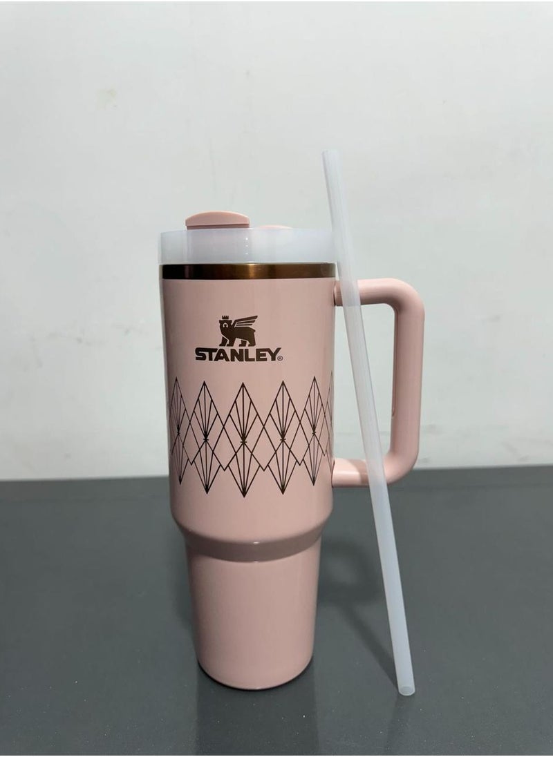 Stanley - Stanley Quencher H2.0 FlowState Stainless Steel Vacuum Insulated Tumbler with Lid and Straw for Water, lced Tea or Coffee, Smoothie and More, 40 oz - Image 1