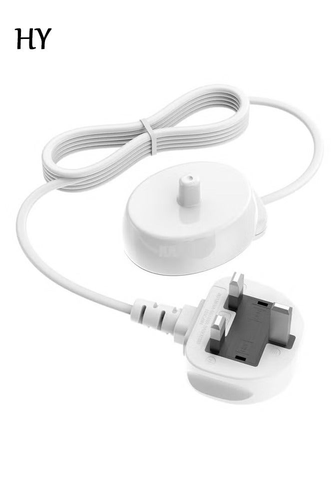 اتش واي لشاحن فرشاة الأسنان الكهربائية من Oral B من النوع 3757 شواحن لشواحن Oral B Pro 1 650 Pro 2 2500 Pro 3 3500 Smart 4 6 iO 4 5 6 Kids Vitality Genius X 8000 محول شحن فرش الأسنان UK Plug - Image 1