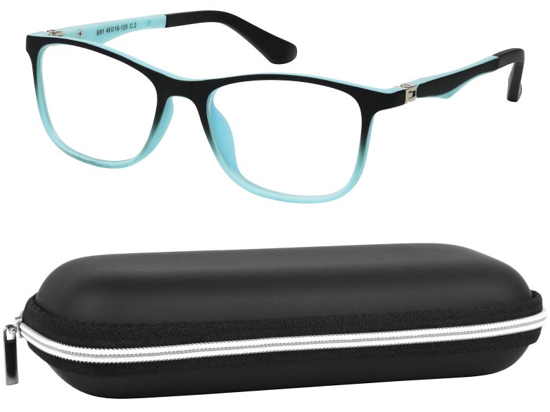 Yogo Vision Kids Blue Light Blocking Glasses Computer Eyeglasses Boys Girls Square Frames Anti Strain Reduce Glare 1 Pack