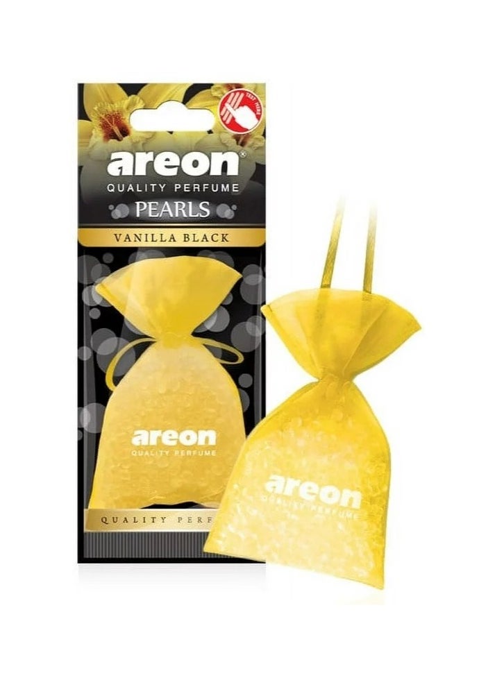 Areon AREON Pearls Car Air Freshener Vanilla Black 25g 