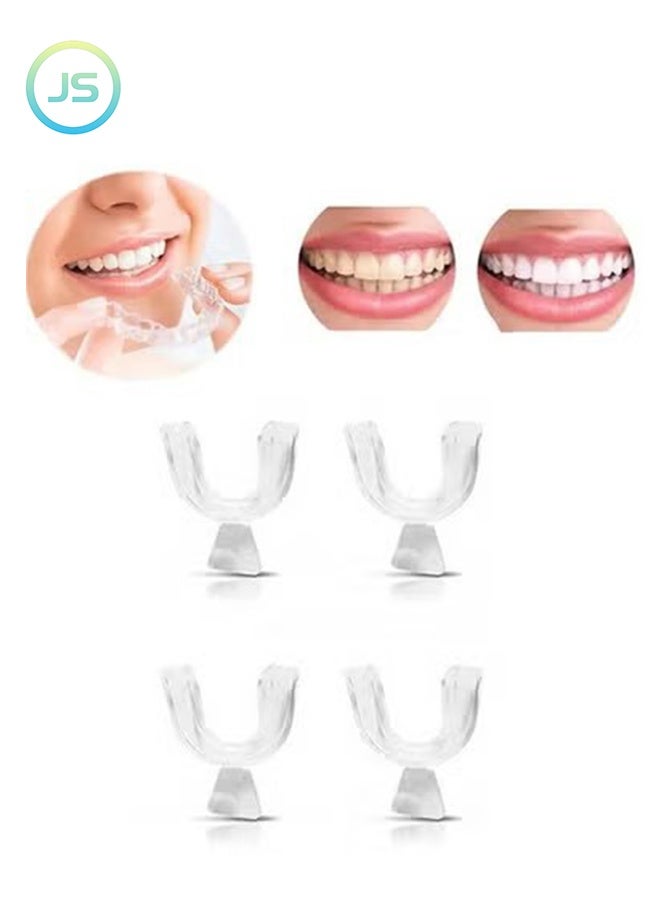 JS 4pcs Mouth Guard for Grinding Teeth, Moldable Dental Night Guard and Clenching Teeth Bruxism, Dental Guard at Home Kit ,Prevent Grinding of Teethbraces - Image 1