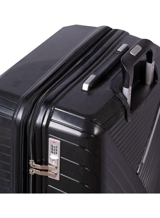 Extra Large Travel Suitcase 80 cm with Wheels, Durable Hard Shell Luggage for Long Trips, Spacious Trolley Bag for Maximum Capacity