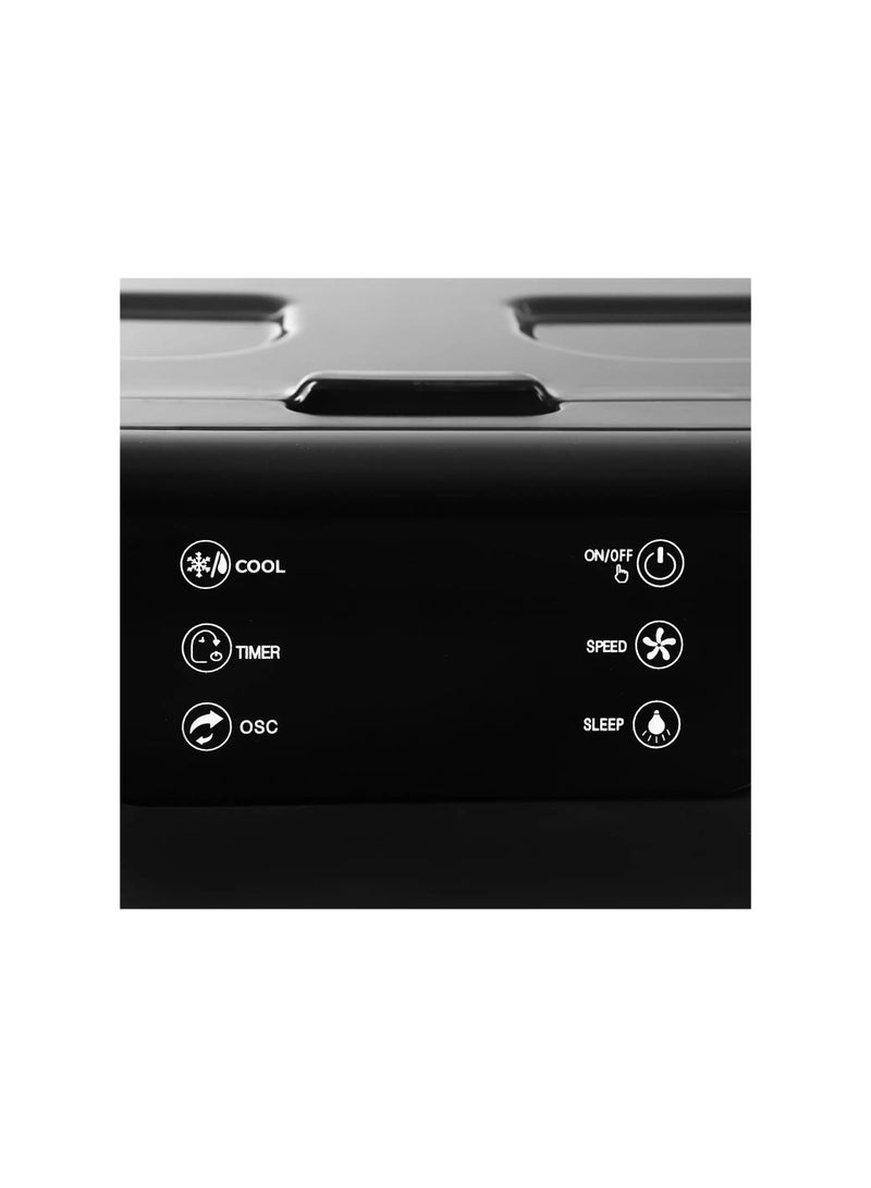 Mienta Digital Air Cooler, 85 Liter, 250 Watt, AC49138B - Black - Image 2