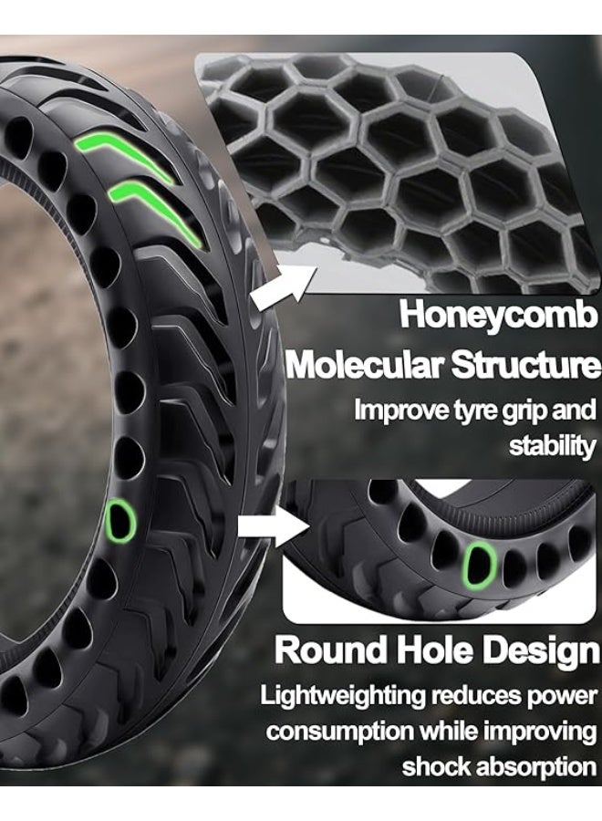 2 Pieces 8 1/2 x 2 Wheel Electric Scooter, 50/75-6.1 Wheels Full Tyres, Compatible with Xiaomi M365 / Mi Pro 2 / Cecotec, and All 8.5 Inch Scooters - Image 4