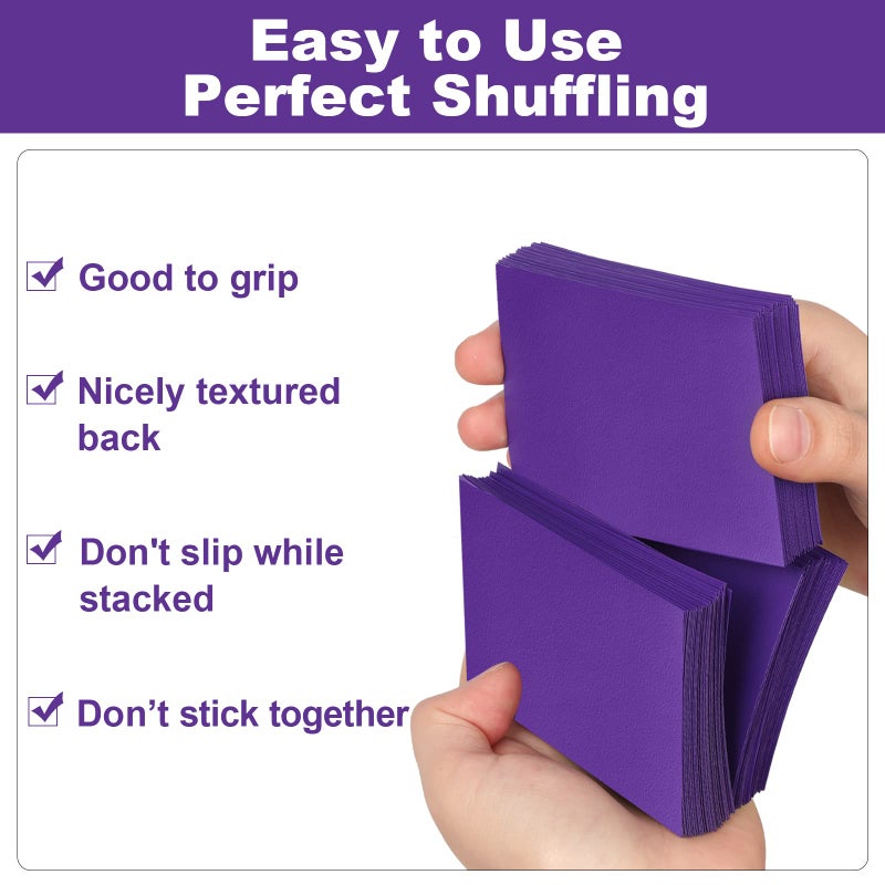 Fabmaker Purple Yu-gi-oh Card Sleeve 200 Pack, Japanese Small Card Sleeves Photocard Sleeves 62x89mm, Back Textured Perfect Shuffling, Protect Your Japanese Sized Trading Cards Kpop Photocard Never Tear - Image 4