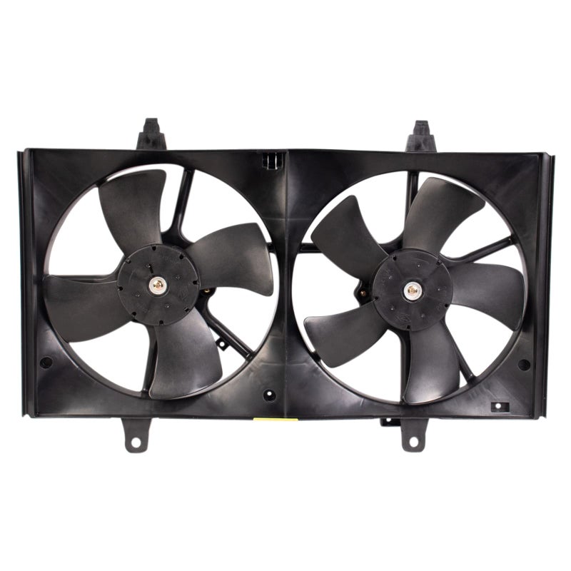 TRQ Radiator Dual Cooling Fan Assembly Compatible with 20022004 Nissan Altima 20042008 Maxima NI3115121