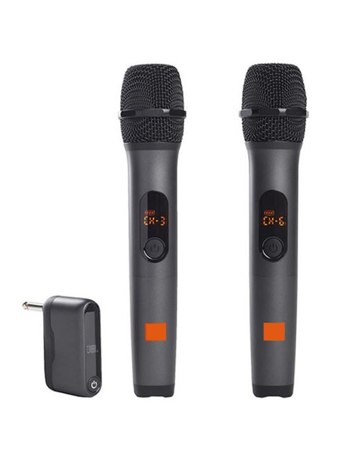 Wireless microphone set in black - Image 1