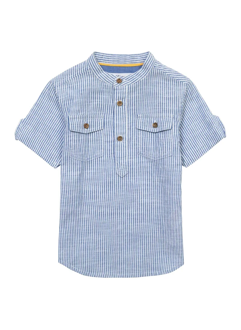 مينوتي Kids Boys  Fine Striped Shirt