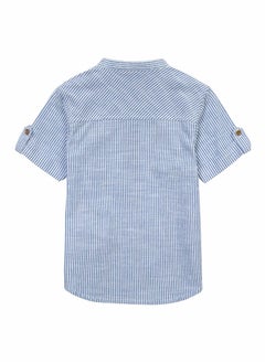 MINOTI Kids Boys  Fine Striped Shirt  - Image 2