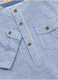 MINOTI Kids Boys  Fine Striped Shirt  - Image 3