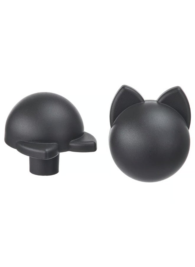 Knob Anthracite Cat 38 mm - Image 2