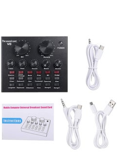 MIGOFAST V8S Sound Card Upgraded VM-800 Condenser Microphone Set for Live Streaming Karaoke And Voice Recording Recording Sound Card, Voice Changer Device With Multiple Funny Sound Effect USB Audio Interface  - Image 4