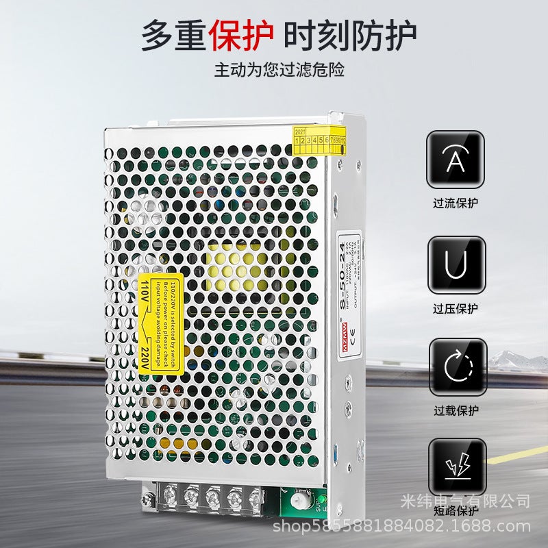 Switching Power Supply 50W S-50-24/Ms-50-12 Transformer 220V To 24V12V5V Dc 4A2A - Image 3