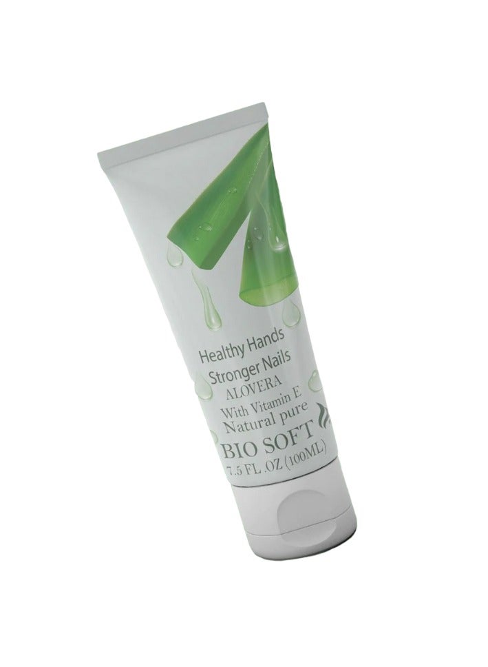 BIO SOFT HAND & NAIL CREAM  ALOE VERA & VIT E 100ML