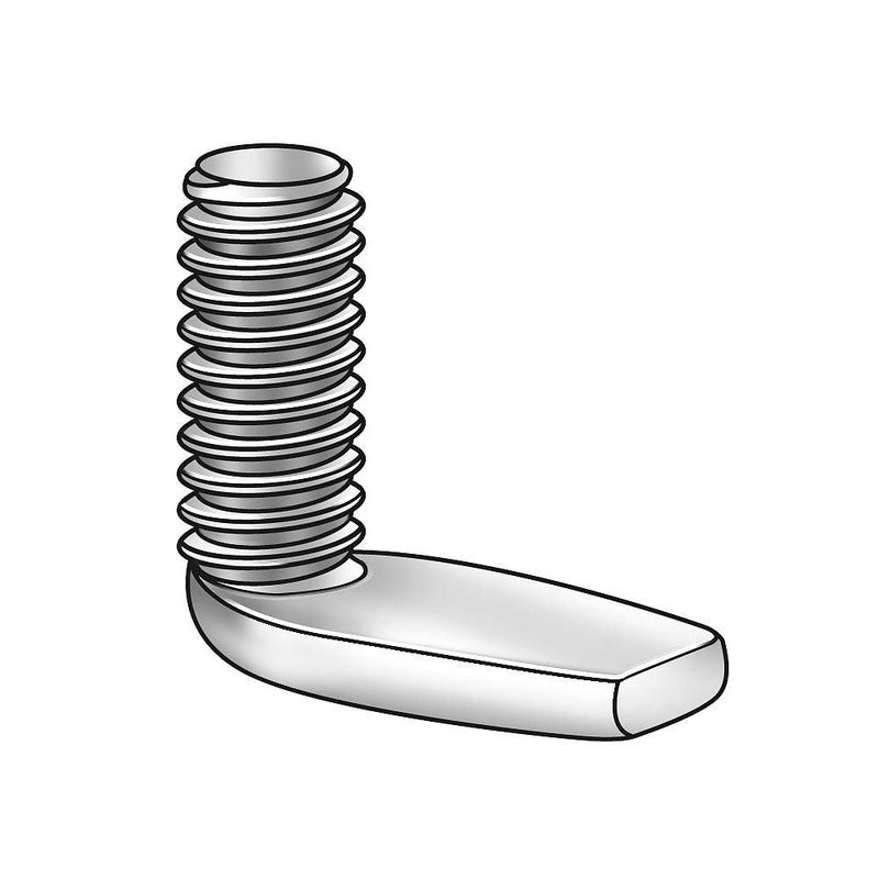 Weld Stud, Right-Angle, 1/4-20, PK25