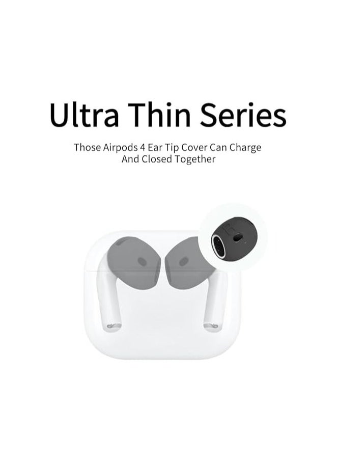 Generic - Silicone Case for AirPods 4th Generation Case Cover [Active Noise Cancellation], for AirPods 4 Case Silicone Protective Cover 2024 with Lanyard/Keychain/Cleaner Kit/Ear Tips (Green, Enhanced) - Image 1