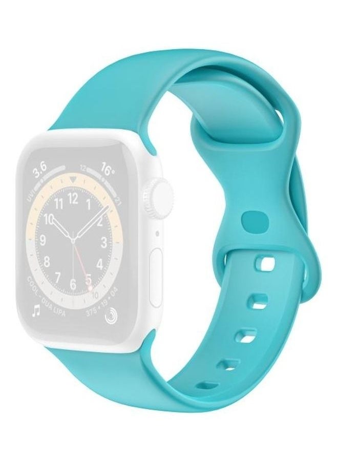 PROMASS Double Wear Replacement Watchbands For Series 7 45mm/6 & SE & 5 & 4 44mm/3 & 2 & 1 42mm Teal 