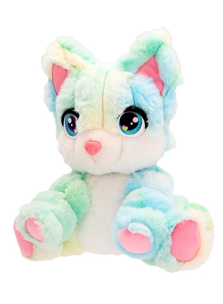 iMC Toys Cotton Cuties Large Kitty 11-Inches, Soft Cudly Kitty, Plushies for Snuggles & Playtime, Cute Soft Toy, Expressive Eyes with Charming Features, Favorite Companion for Kids, Gift, Scented Plush Toy - Image 2