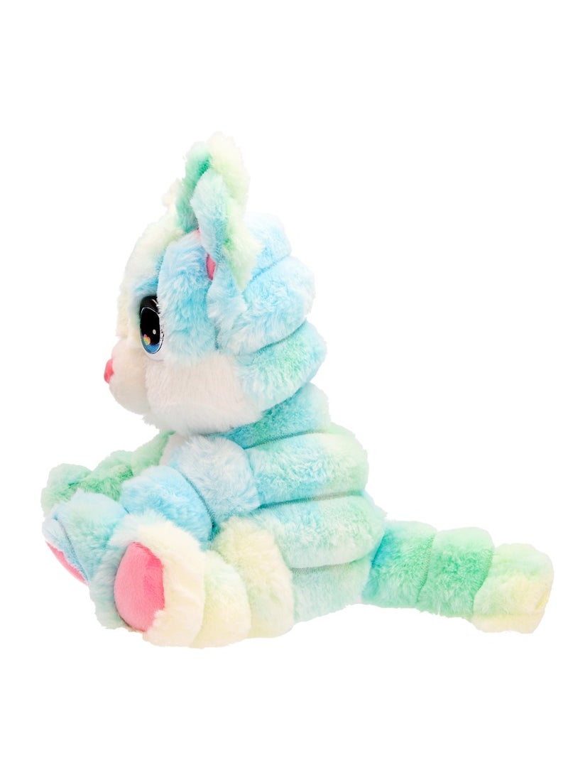 iMC Toys Cotton Cuties Large Kitty 11-Inches, Soft Cudly Kitty, Plushies for Snuggles & Playtime, Cute Soft Toy, Expressive Eyes with Charming Features, Favorite Companion for Kids, Gift, Scented Plush Toy - Image 3