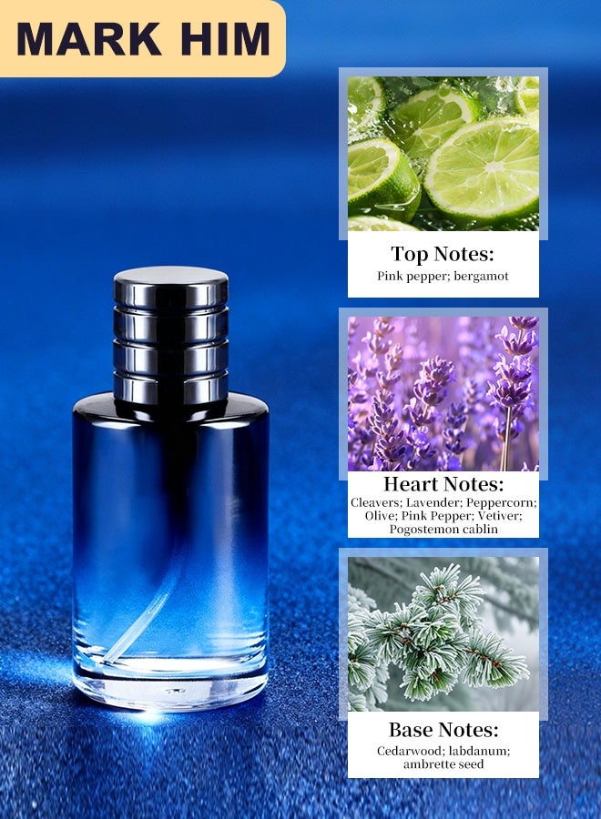 MARK HIM 4-Piece Men's Perfume Set (25ml each) - Oriental Spicy & Woody Fragrance Collection for Men - Image 3