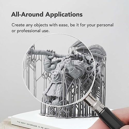 Phrozen 3D Printer ABS-Like Matte Gray Resin,405nm DLP LCD UV-Curing Photopolymer Resin for General Modeling and Prototyping, High Precision Printing, Low Odor, Non-Brittle (1kg) - Image 5