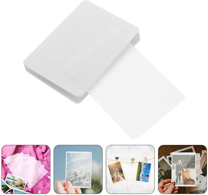 EXCEART 100sheets Clear Protective Laminating Film and Thermal Lamination Pouches for Photos Cards and Documents - Image 4