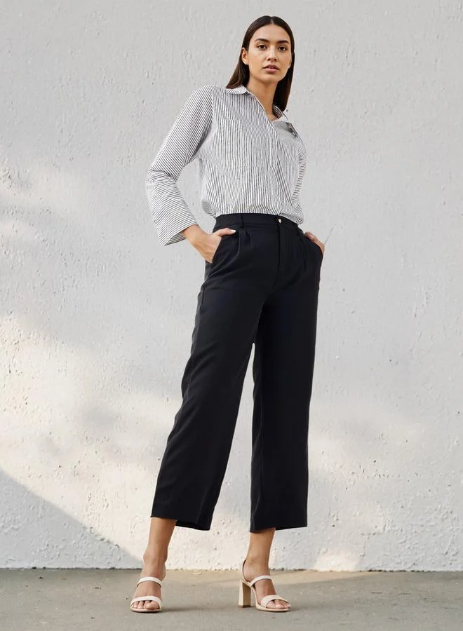 سبلاش فيڤ Pleated Regular Fit Trousers
