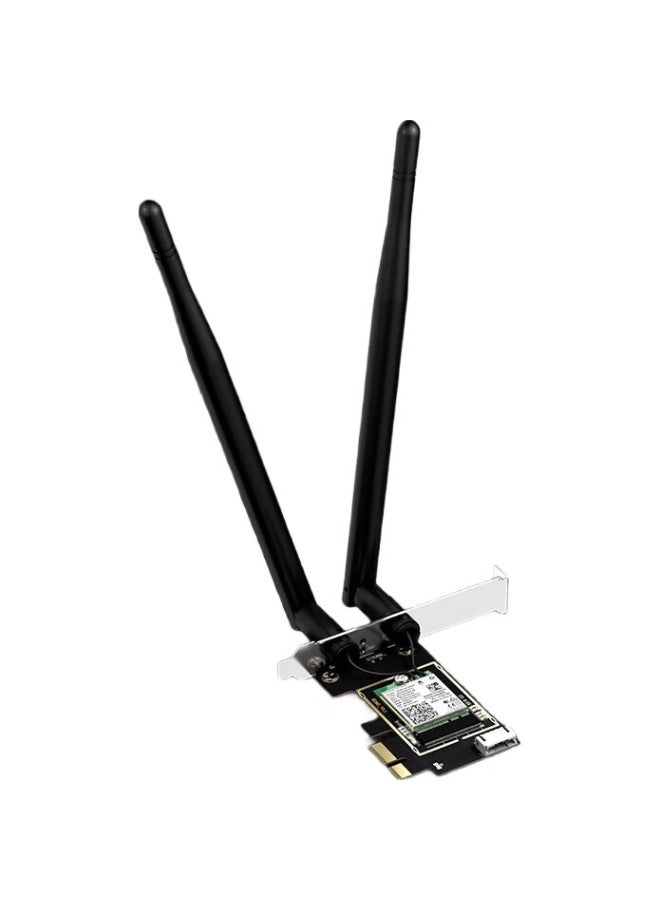 Edup Wifi 6 Wireless Network Card For Desktop, Ax210 Gaming Dual-Band 5G, Pcie Wireless Network Card, Wifi 6 Bluetooth 5.3 Two-In Wifi Receiver Ep-9651Es - Image 2