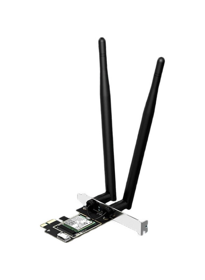 Edup Wifi 6 Wireless Network Card For Desktop, Ax210 Gaming Dual-Band 5G, Pcie Wireless Network Card, Wifi 6 Bluetooth 5.3 Two-In Wifi Receiver Ep-9651Es - Image 1