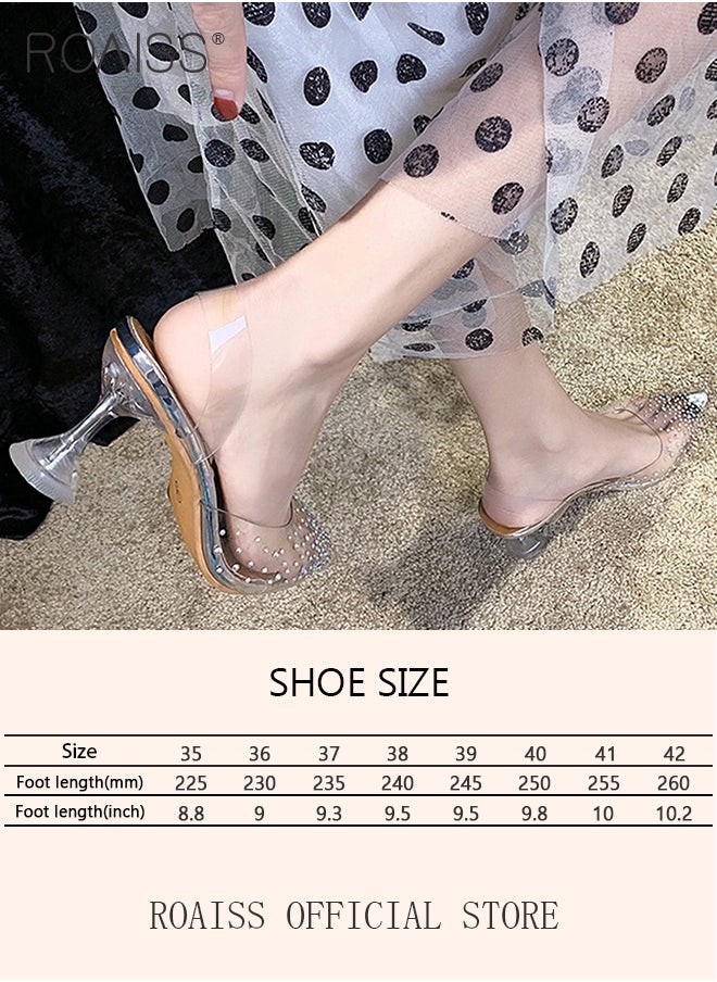 Women's Transparent Rhinestone High Heels Women's Pointed Toe High Heel Sandals Women's Stiletto High Heels - pzsku/Z4E9F9E9C75181DA436AEZ/45/_/1700016396/a4c1e736-0a1f-45f9-b2ed-a307d89e5991