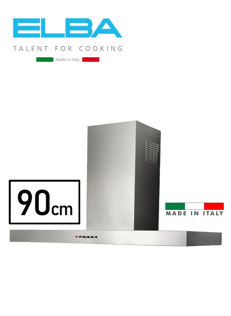 ELBA Hood 90 CM, T Shape, Slim Hood, 3 Speed Level, 100 M3 Fan Power, Carbon Filter - Image 1