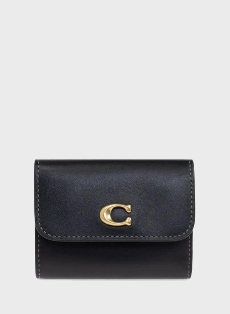 COACH Essential Card Holder Wallet in Calf Leather