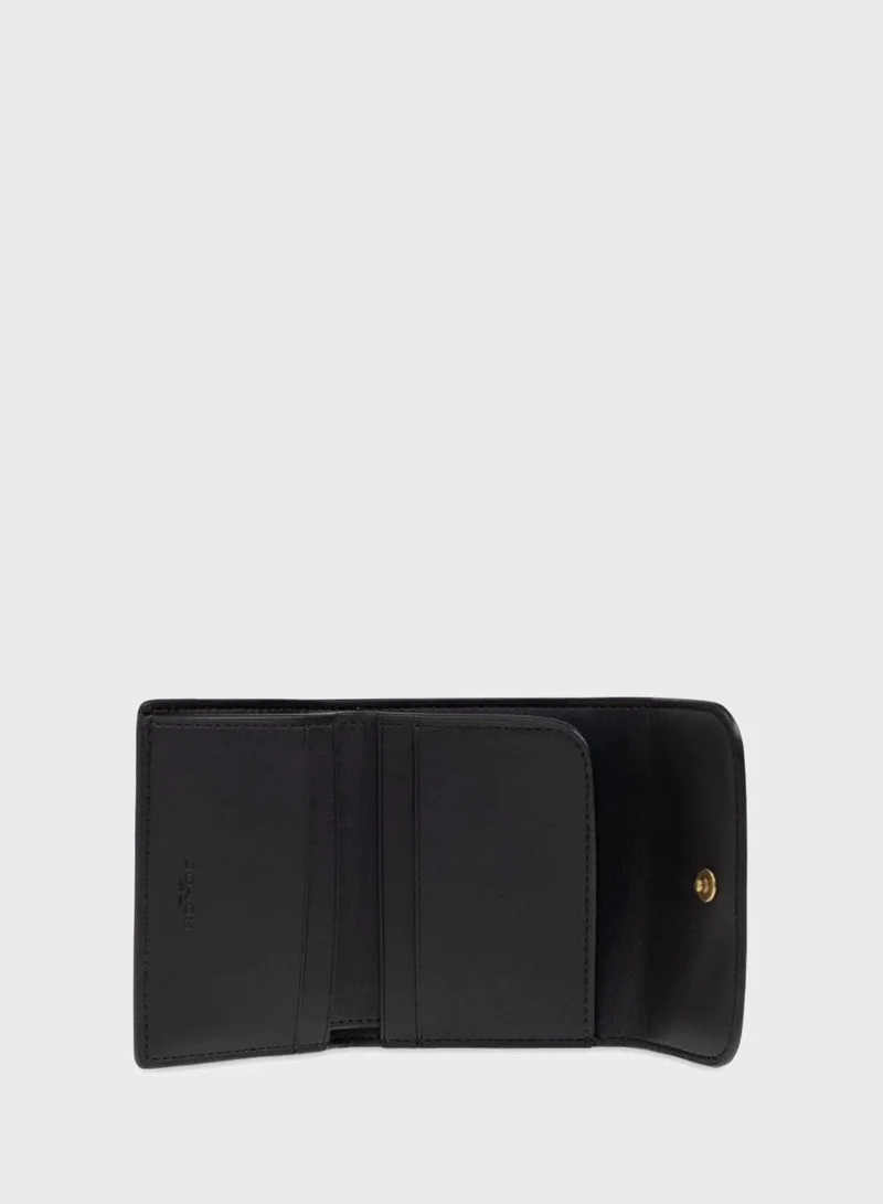 كوتش Essential Card Holder Wallet in Calf Leather