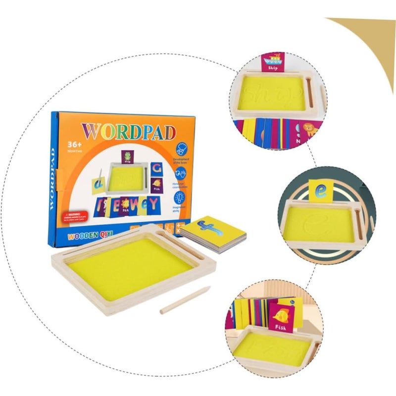 QiYi Sand Drawing Board for Kids, Educational Creative Drawing Toy with Stylus Pen, Reusable Sand Art Sketch Board for Drawing, Writing & Creative Play, Random Color - Image 4