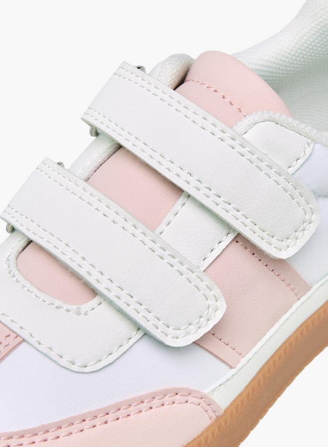 JUNIORS Girls Colourblock Hook & Loop Sneakers - Image 4