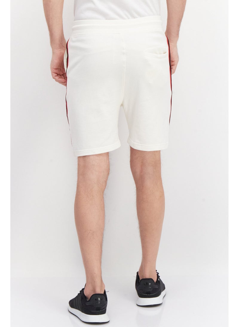 Ufc Men Sportswear Fit Brand Logo Training Sweat Shorts, Off White - Image 5