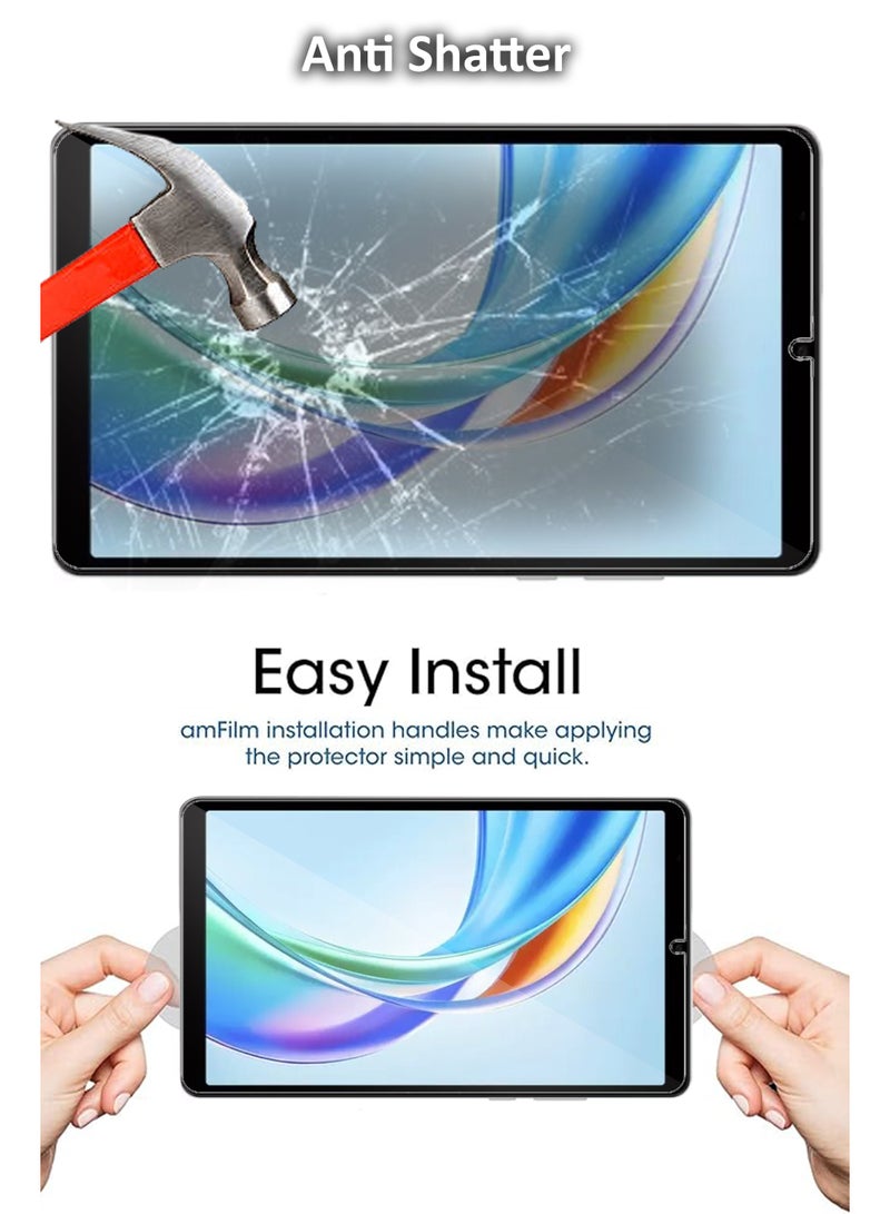 [2 Pcs] For Honor Pad X7 8.7 Inches -  Premium Tempered Glass Anti-Scratch, Smudge Proof Easy Installation Screen Protector Guard - Image 4