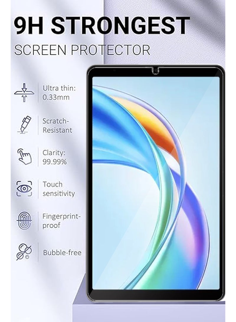 [2 Pcs] For Honor Pad X7 8.7 Inches -  Premium Tempered Glass Anti-Scratch, Smudge Proof Easy Installation Screen Protector Guard - Image 2