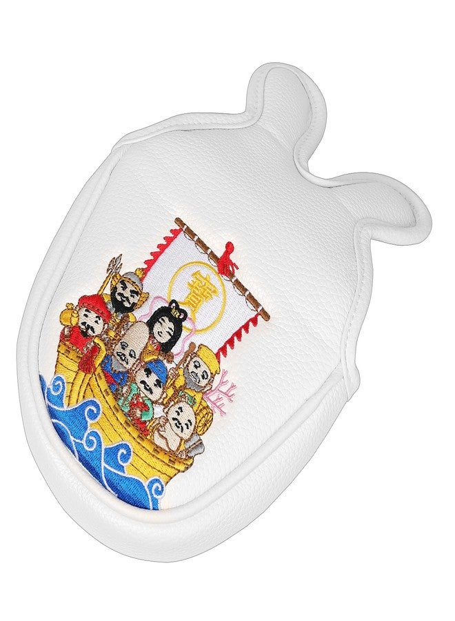 SHABIER Golf Mallet Putter Headcover with Shichi-fuku-jin Design for Mallet Headcover - Image 3
