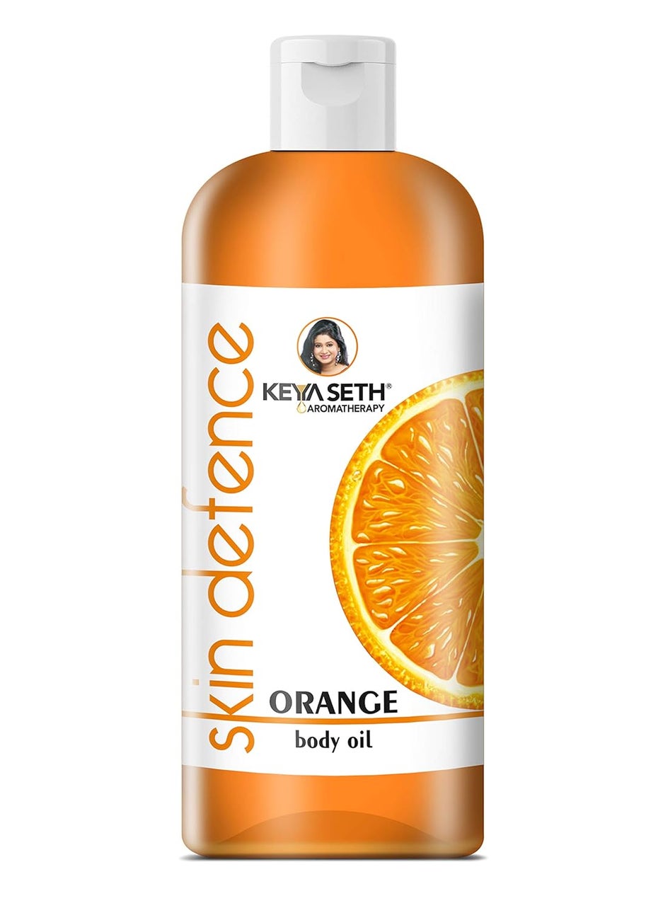 KEYA SETH AROMATHERAPY, DEVICE OF DROP Keya Seth Aromatherapy Device Of Drop Complete Bath Care Combo With Orange Body Wash 200Ml Skin Defence Orange Body Oil 400Ml  - Image 3