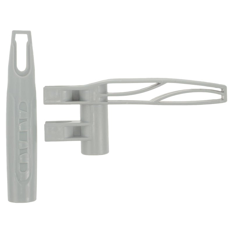 Replacement Broom Handle Set with Dustpan Handle Grip and End Caps Plastic Cleaning Tool Accessories - Image 2