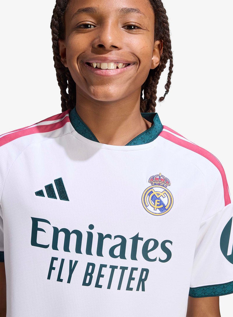 Adidas Youth Real Madrid 26/27 Home Jersey - Image 5
