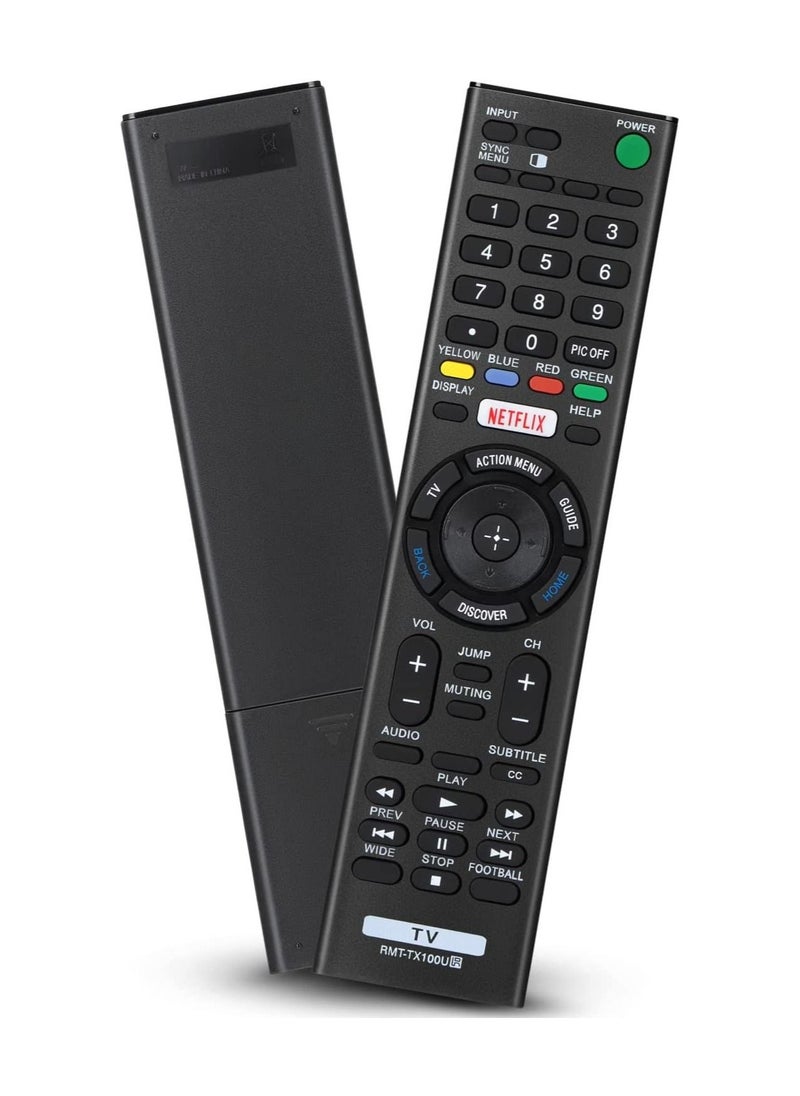 Phone Planet - RMT-TX100U Universal Remote Control Replacement for Sony-TV-Remote All Sony LCD LED UHD HDTV Bravia Smart TVs with Netflix Button - Image 1