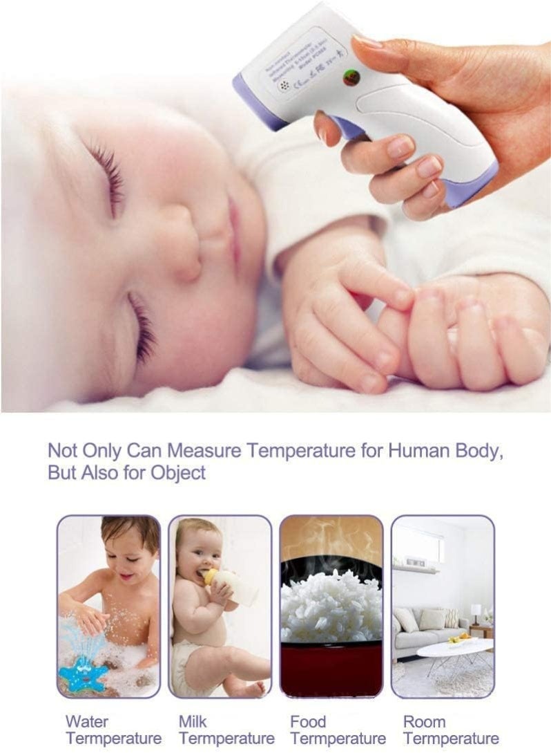 Digital Infrared Thermometer – Non-Contact Forehead & Ear Temperature Gun, Instant Accurate Readings, LCD Display for Kids & Adults - Image 4