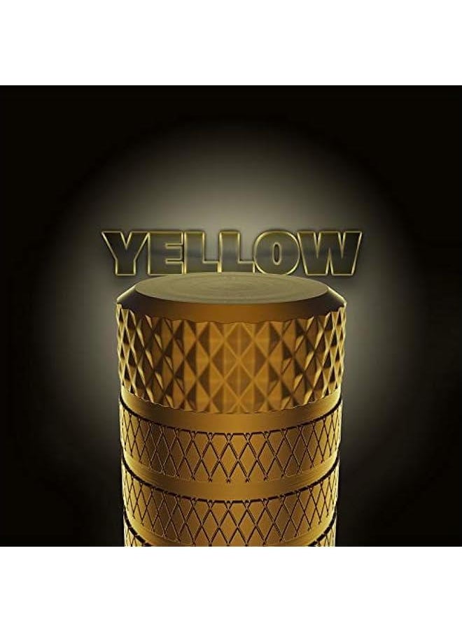 Generic Tire Valve Stem Caps, Golden Yellow, 4 pcs/Pack, Anodized Aluminum Tire Valve Cap Set, Corrosion Resistant, Universal Stem Covers for Cars Trucks Motorcycles SUVs and Bikes  - Image 2