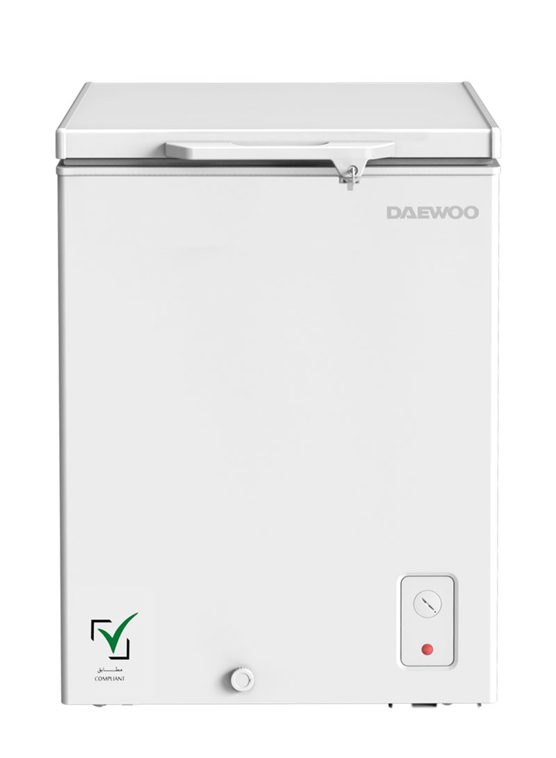 DAEWOO 142L Chest Freezer, Single Door storage basket, High Efficiency Cooling, Adjustable Temperature, Freezer to Fridge Convertible Option, - Image 1