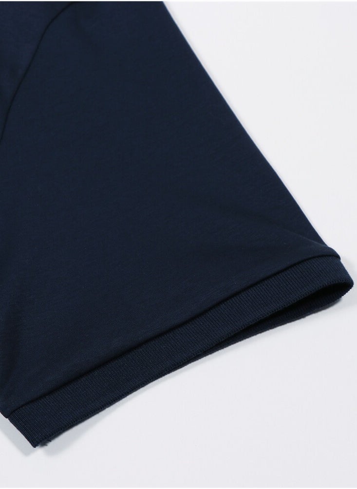 GIORDANO - Men's Luxury Touch Polo Blue - Image 1