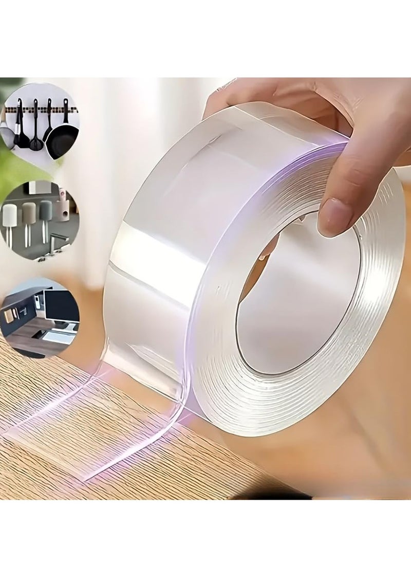 Beauenty 3 Meter Magic Improvement Mounting Transparent Traceless Acrylic Reusable Double Sided Tape - Image 2