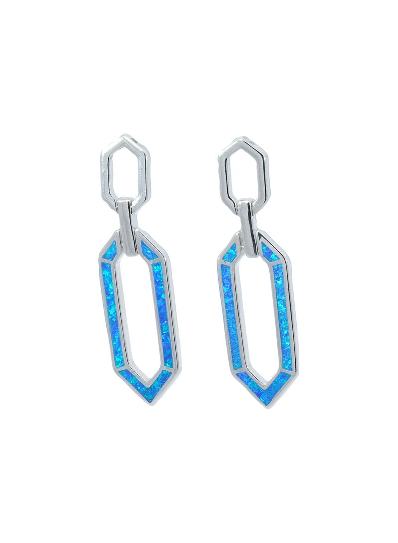 KUBER Blue opal earring - Image 2