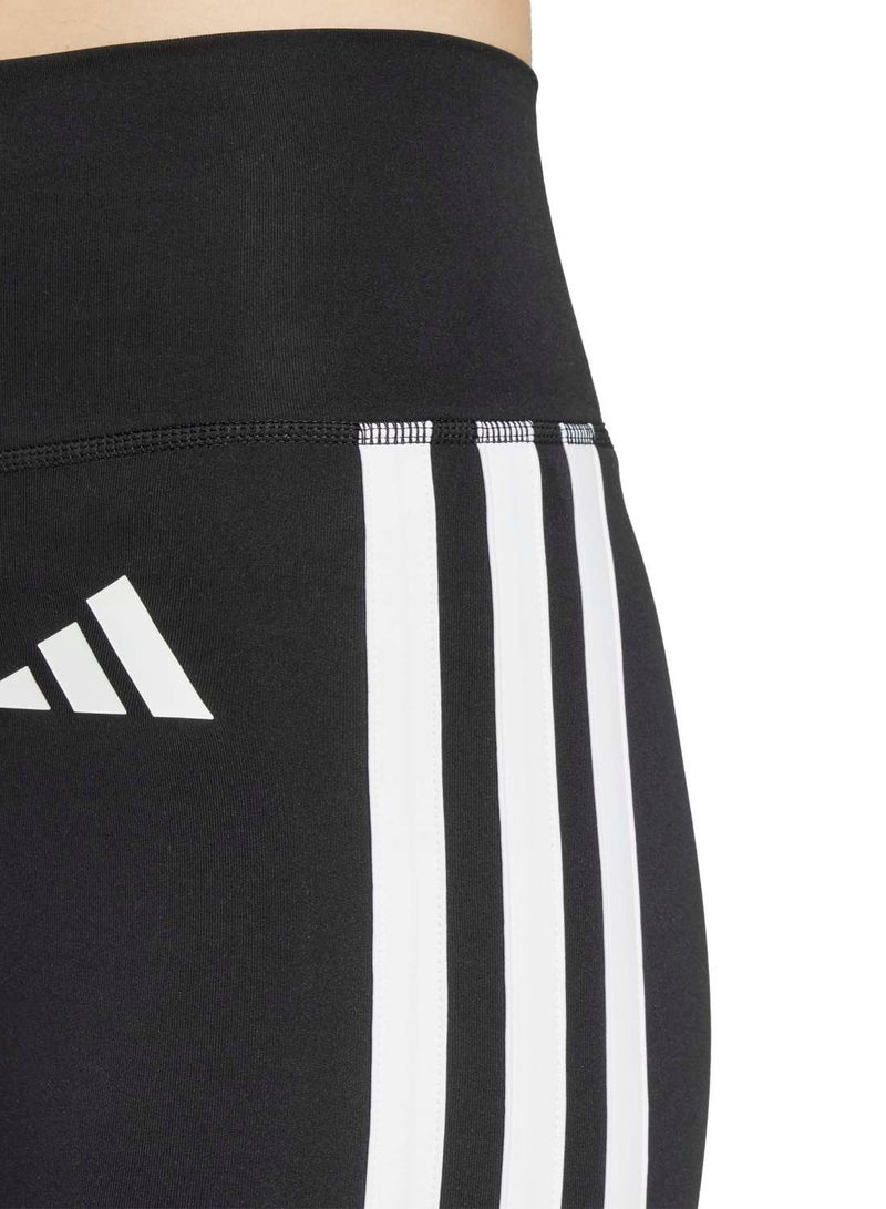 Adidas Optime Essentials Workout 3-Stripes 7/8 Leggings - Image 4